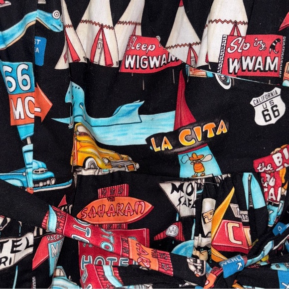 Modcloth Bea & Dot Colorful Sign Print Dress - Picture 3 of 3